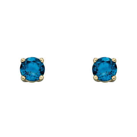 Birthstone Stud Earrings in 9ct Gold