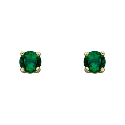 Birthstone Stud Earrings in 9ct Gold