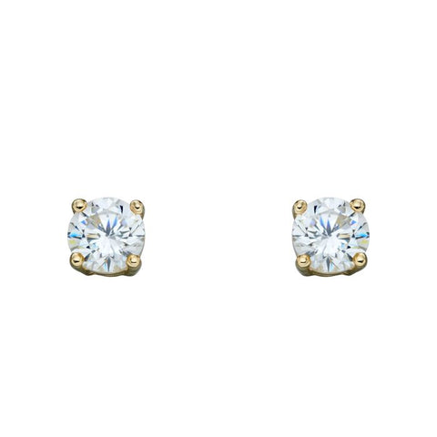 Birthstone Stud Earrings in 9ct Gold