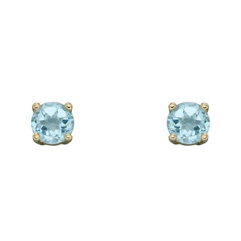 Birthstone Stud Earrings in 9ct Gold