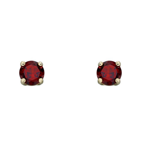 Birthstone Stud Earrings in 9ct Gold