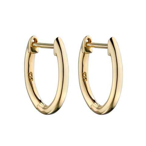 Huggie Hoop Earrings in 9ct Gold