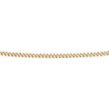 0.6mm Diamond Cut Curb Chain in 9ct Gold