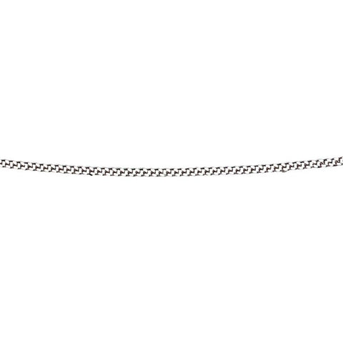 0.6mm Diamond Cut Curb Chain in 9ct Gold
