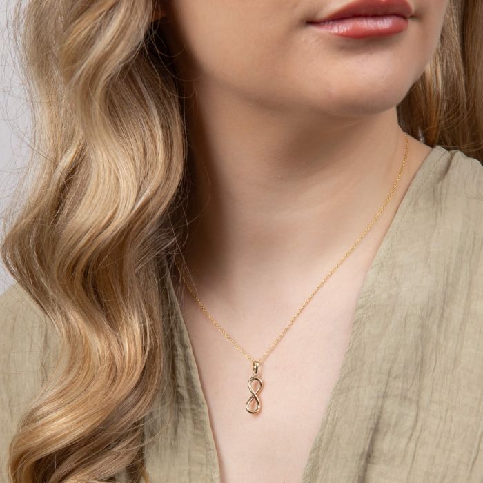 Infinity Symbol Pendant in 9ct Gold