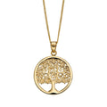 Detailed Tree of Life Pendant in 9ct Gold