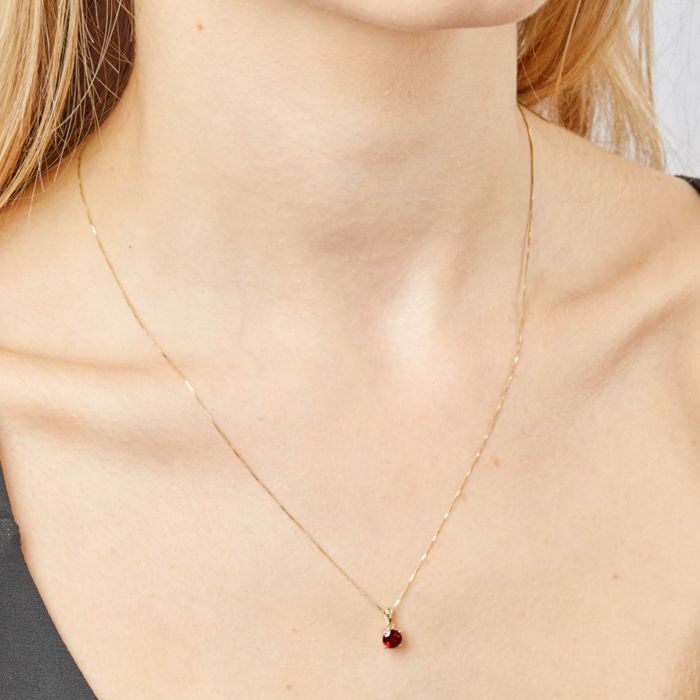 Birthstone Pendant in 9ct Gold