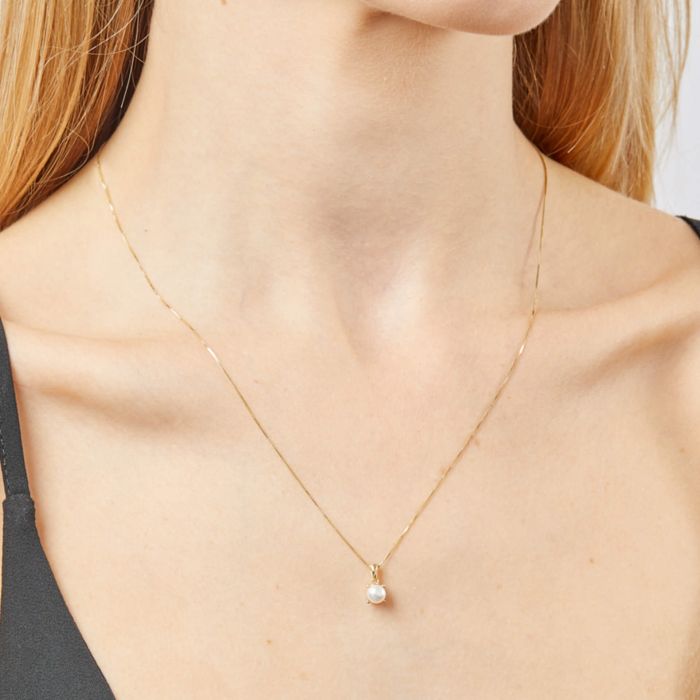 Birthstone Pendant in 9ct Gold