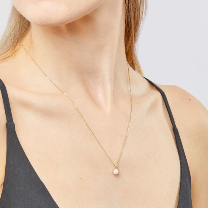 Birthstone Pendant in 9ct Gold