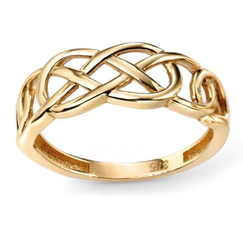 Celtic Pattern Ring in 9ct Gold