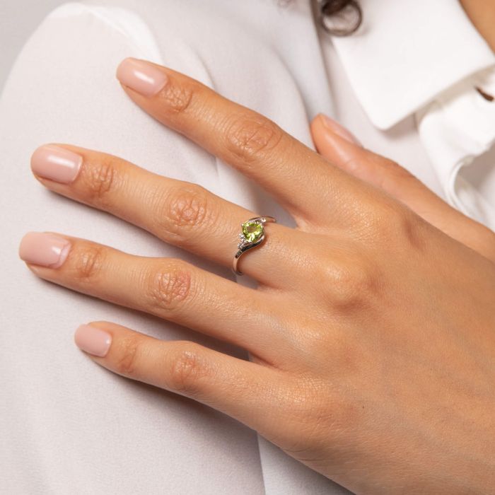 Trillion Semi-Precious Ring in 9ct Gold