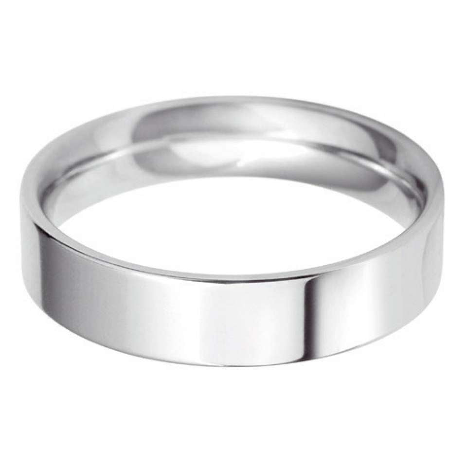 Signature 5mm Flat Court Shape Wedding Band