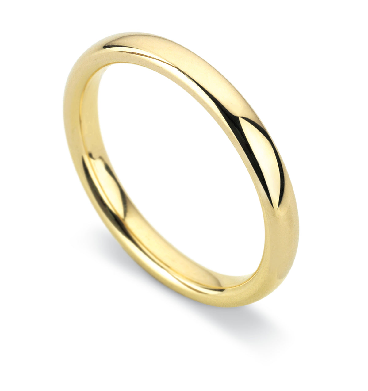 Signature 2mm Court Shape Wedding Band