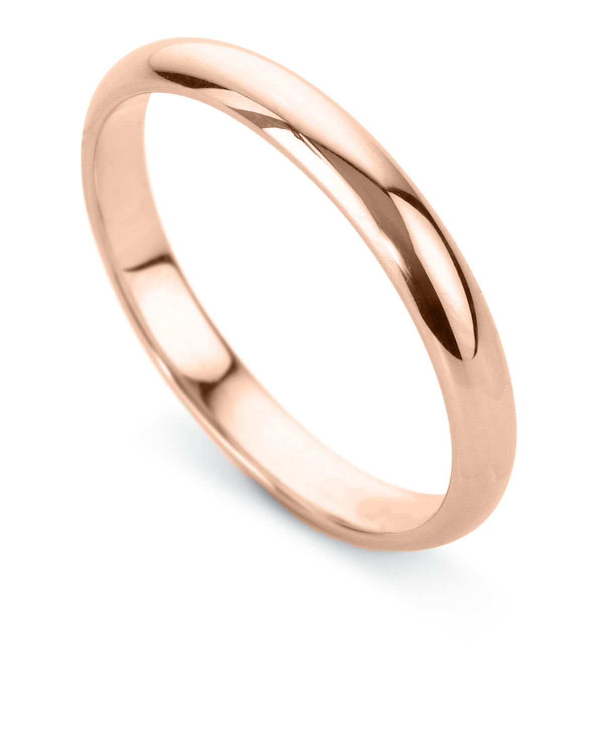 Signature 2.5mm D Shape Court Wedding Band