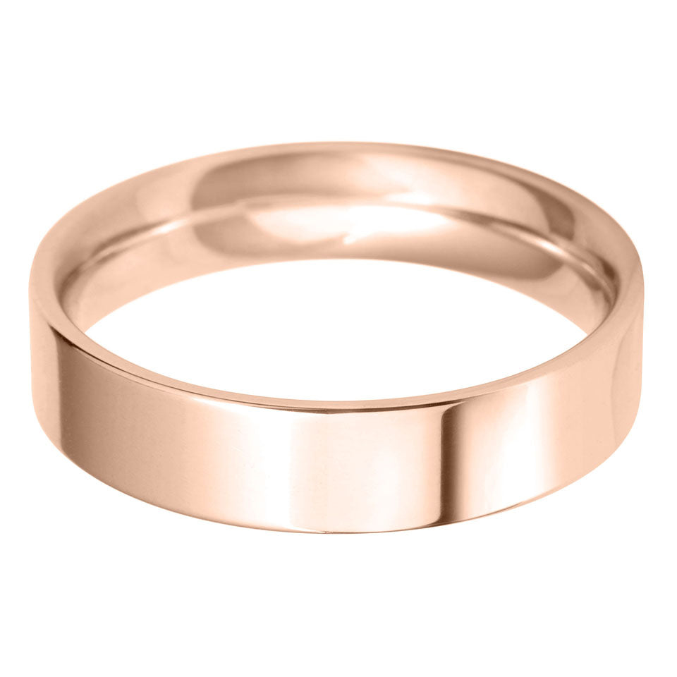 Signature 5mm Flat Court Shape Wedding Band