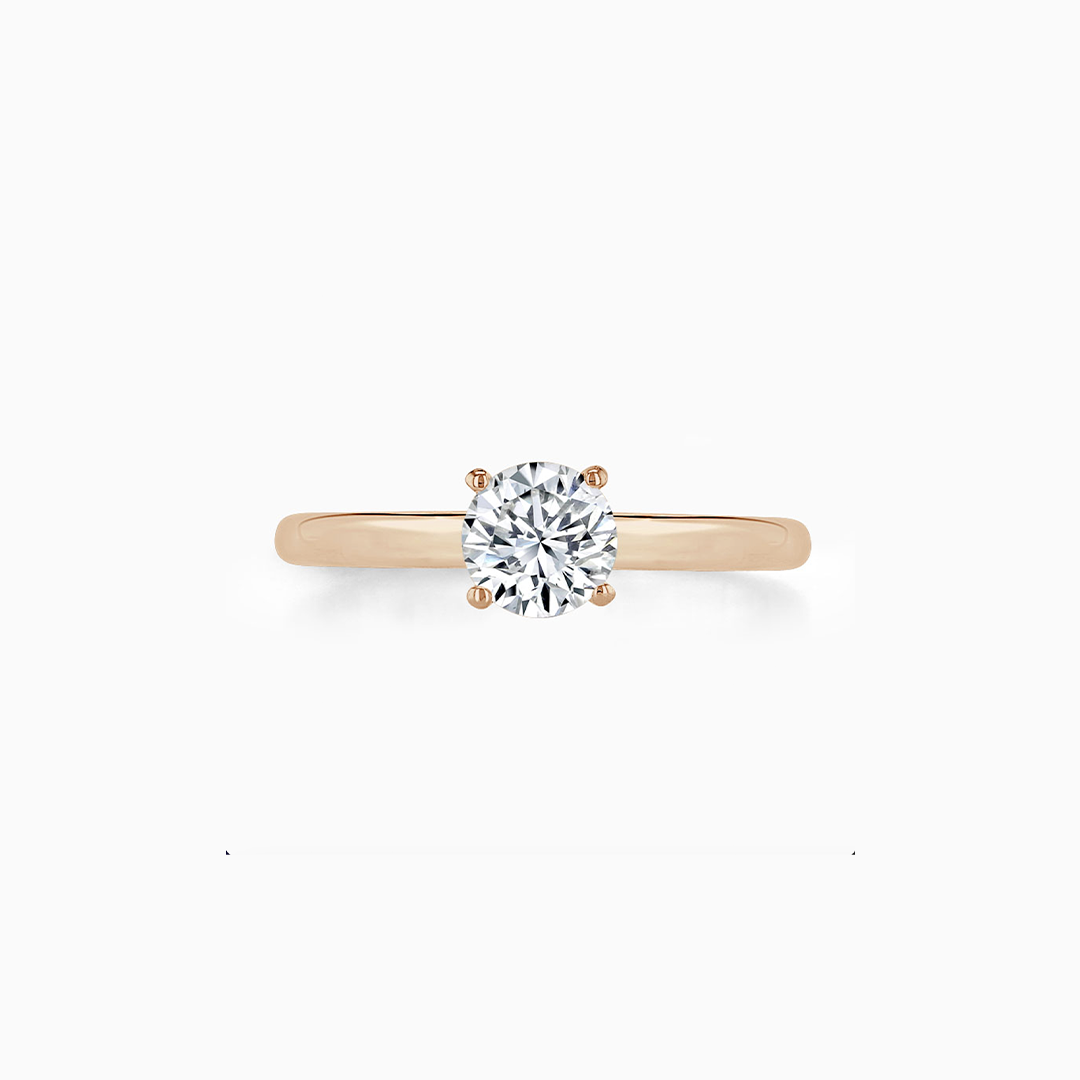 Signature Round Solitaire Diamond Engagement Ring