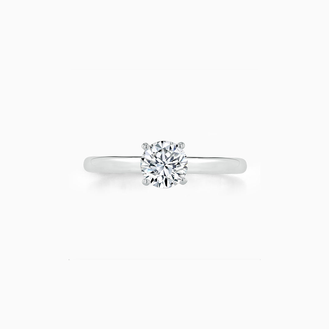 Signature Round Solitaire Diamond Engagement Ring