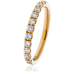 Signature .60ct Diamond Set Eternity Ring (50% Set)